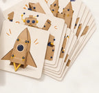 Mission Cards showing rocket, robot and castle builds